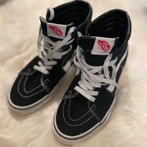 Vans OFF THE WALL Black Skateboard High Top Sneakers - Women’s 7.5